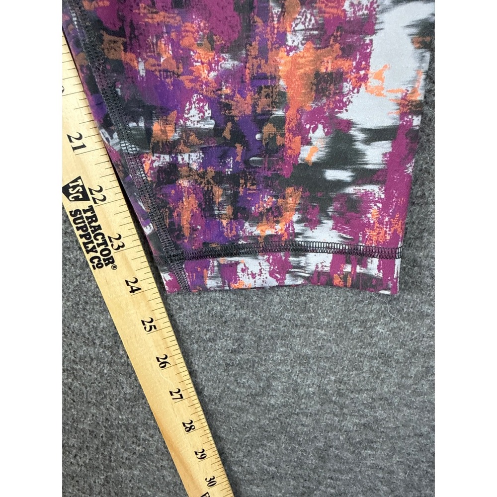 Lululemon Fast & Free Womens Size 14 Abstract Print Leggings Yoga Pants Athletic - Picture 7 of 12
